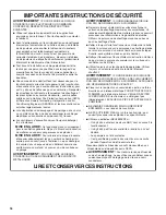 Preview for 18 page of KitchenAid W10268948C Installation Instructions And Use & Care Manual