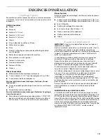 Preview for 19 page of KitchenAid W10268948C Installation Instructions And Use & Care Manual