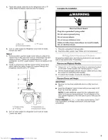 Предварительный просмотр 5 страницы KitchenAid W10390411A User Instructions