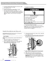 Preview for 12 page of KitchenAid W10417002A Use & Care Manual