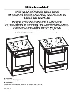 Preview for 1 page of KitchenAid W10440551A Installation Instructions Manual