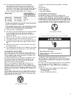 Preview for 7 page of KitchenAid W10440551A Installation Instructions Manual