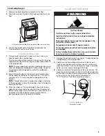 Preview for 9 page of KitchenAid W10440551A Installation Instructions Manual