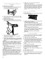 Preview for 14 page of KitchenAid W10440551A Installation Instructions Manual