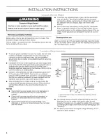 Preview for 4 page of KitchenAid W10515654B Use & Care Manual