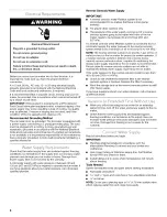 Preview for 8 page of KitchenAid W10515654B Use & Care Manual