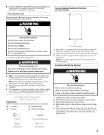 Preview for 13 page of KitchenAid W10515654B Use & Care Manual