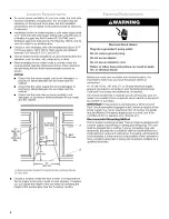 Preview for 4 page of KitchenAid W10515677B Use & Care Manual