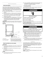 Preview for 9 page of KitchenAid W10515677B Use & Care Manual