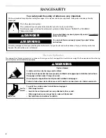 Preview for 2 page of KitchenAid W10524728A User Instructions