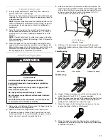 Preview for 11 page of KitchenAid W10526089A Installation Instructions Manual