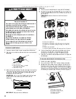 Preview for 42 page of KitchenAid W10526089A Installation Instructions Manual