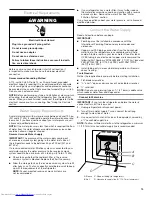 Предварительный просмотр 13 страницы KitchenAid W10815169A User Manual