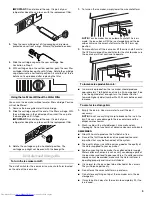 Предварительный просмотр 9 страницы KitchenAid WF-LC400V Use And Care Manual