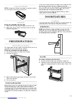 Предварительный просмотр 11 страницы KitchenAid WF-LC400V Use And Care Manual