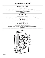 KitchenAid WINE CELLAR Use & Care Manual preview