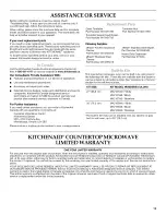 Preview for 15 page of KitchenAid YKCMS1655 Use & Care Manual