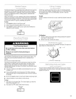 Preview for 11 page of KitchenAid YKERA205 Use & Care Manual