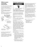 Preview for 4 page of KitchenAid YKERC608LS0 Installation Instructions Manual