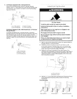 Предварительный просмотр 5 страницы KitchenAid YKERS202BSS1 Installation Instructions Manual