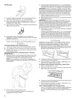 Предварительный просмотр 6 страницы KitchenAid YKERS202BSS1 Installation Instructions Manual