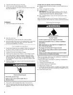 Preview for 8 page of KitchenAid YKERS202BSS1 Installation Instructions Manual