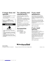 Preview for 5 page of KitchenAid YKESC307 Installation Instructions Manual