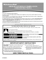 Preview for 1 page of KitchenAid YKHMS2050SS User Instructions