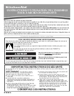 Preview for 8 page of KitchenAid YKHMS2050SS User Instructions