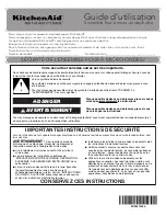 Preview for 9 page of KitchenAid YKMHS120EBS User Manual