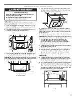 Preview for 21 page of KitchenAid YKMHS120ES Installation Insrtuctions