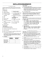 Preview for 4 page of KitchenAid YKSDB900ESS Installation Instructions Manual