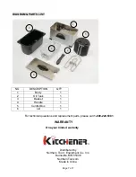 Preview for 7 page of Kitchener 23245 Owner'S Manual