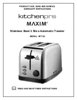 KITCHENPRO Maxim KPT2S User Manual preview