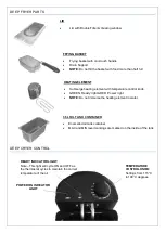 Preview for 5 page of KITCHENPRO MAXIM MDF35 User Manual