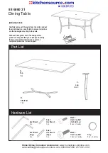 Kitchensource 88 3 6000 1 Assembly Instructions preview