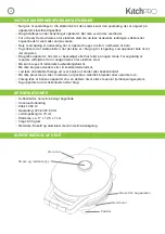 Preview for 8 page of KitchPRO 17428 User Manual