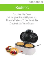 Предварительный просмотр 1 страницы KitchPRO Duo Waffle Bowl Quick Start Manual