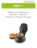 KitchPRO Waffle iron Manual предпросмотр