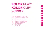 Preview for 2 page of Kitett KOLOR CLIP Instructions For Use Manual