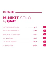 Kitett MINIKIT SOLO Instructions For Use Manual preview