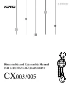 KITO CX003 Disassembly And Reassembly Manual preview