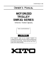 KITO SMR2Q Series Owner'S Manual preview