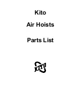 Preview for 51 page of KITO TCR Series Owner'S Manual