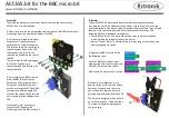 Preview for 2 page of Kitronik ACCESS:bit Quick Start Manual