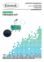 Kitronik FM Radio KIT Essential Information preview