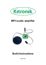 Preview for 1 page of Kitronik MP3 audio amplifier Build Instructions