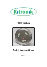 Kitronik PIC Frisbee Quick Start Manual preview