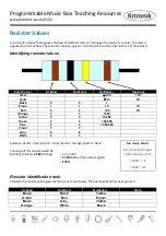 Preview for 13 page of Kitronik PROGRAMMABLE MUSIC BOX KIT Manual