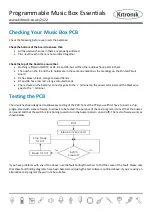 Preview for 21 page of Kitronik PROGRAMMABLE MUSIC BOX KIT Manual